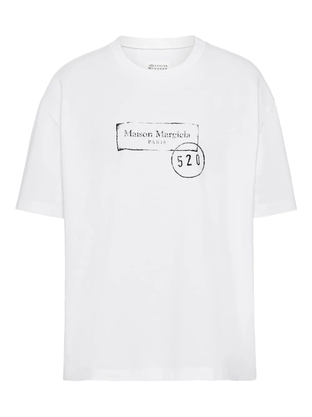 

Футболка с логотипом MAISON MARGIELA, белый