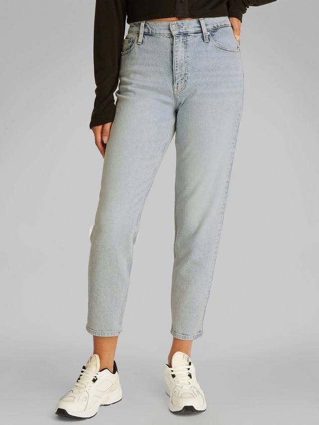 

Зауженные мамины джинсы Calvin Klein, цвет Denim Light