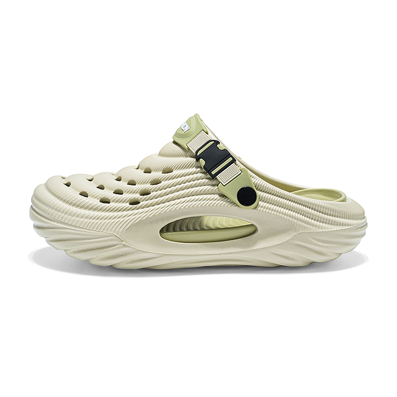 

Закрытые сандалии Fashion, дышащие с вырезами, универсальные пляжные шлепанцы-клоги для мужчин OUBT, светло-зеленый