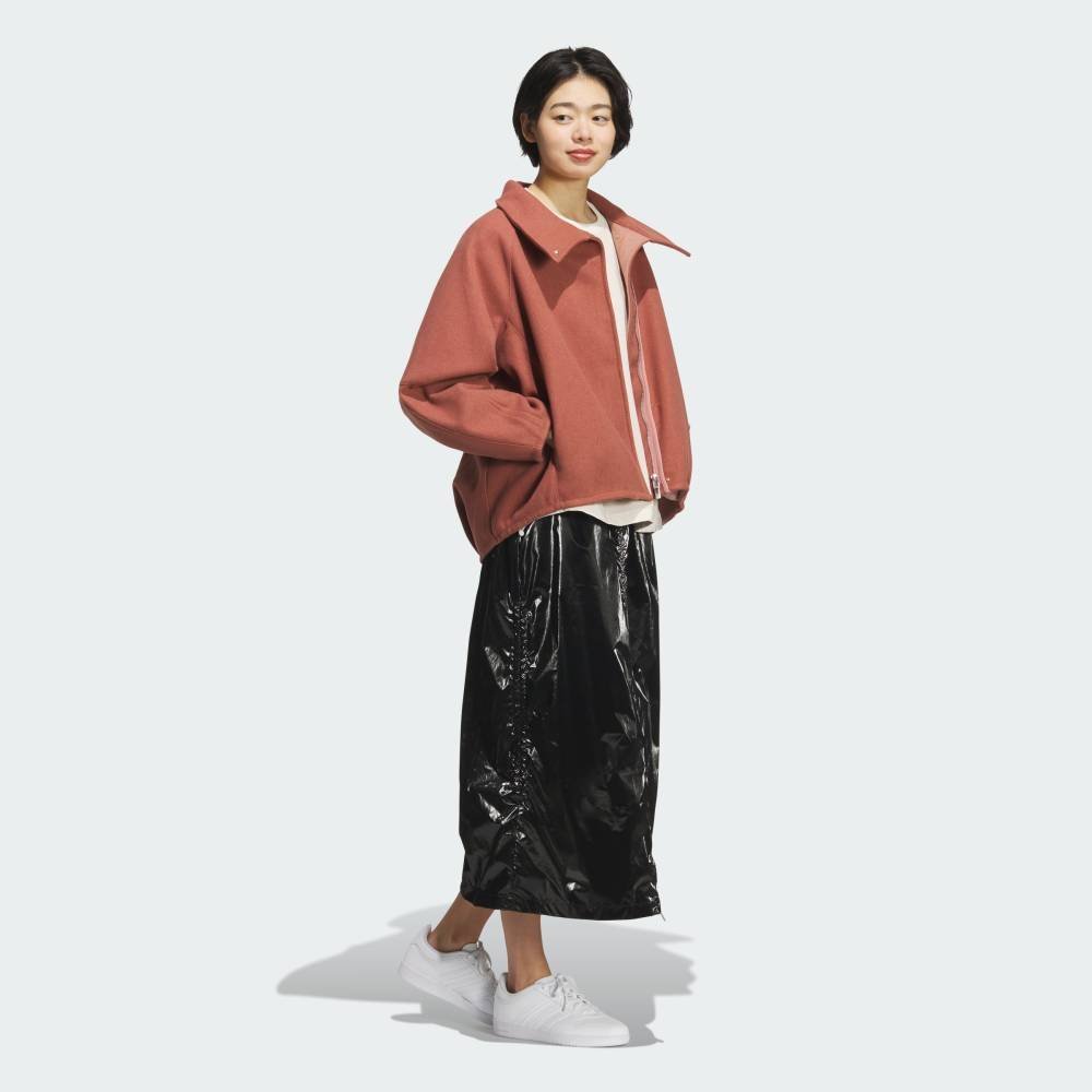 Куртка Luxflow All Days свободного кроя из тканого материала, имитирующего шерсть. Adidas, pink — фото 3