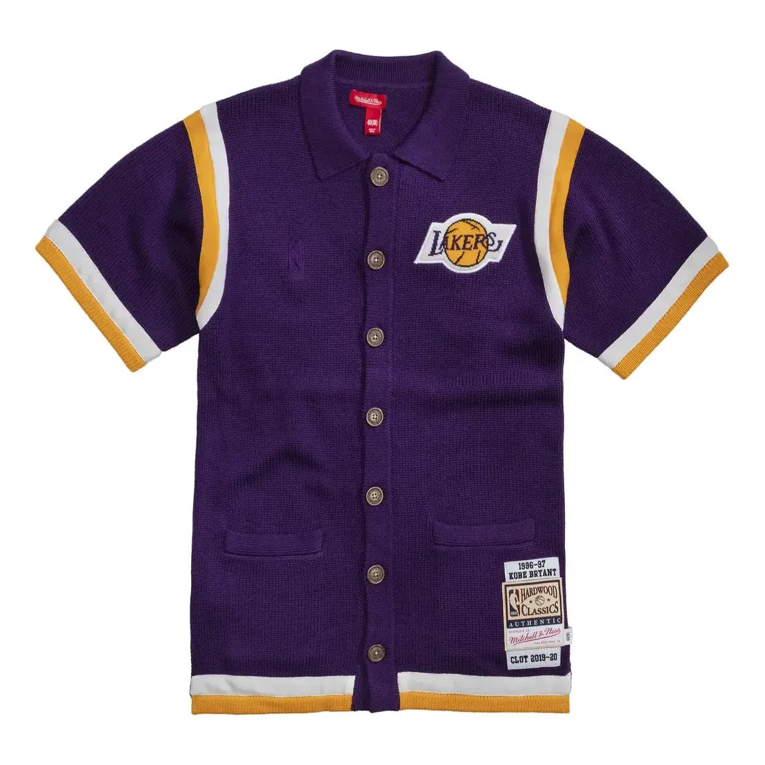 

Рубашка Mitchell & Ness x CLOT NBA LA LAKERS Shooting Shirt 'Kobe Bryant' NNSSEY18122-LALPURP96KBR, фиолетовый