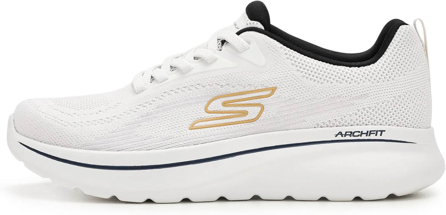 Мужские кроссовки Skechers Go Walk Arch Fit N-Joy Nate, белый/темно-синий — фото 4