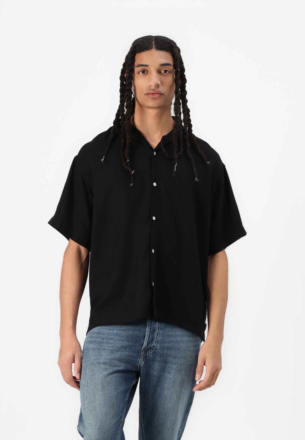 

Рубашка JJWAYNE RESORT SHIRT Jack & Jones, черный