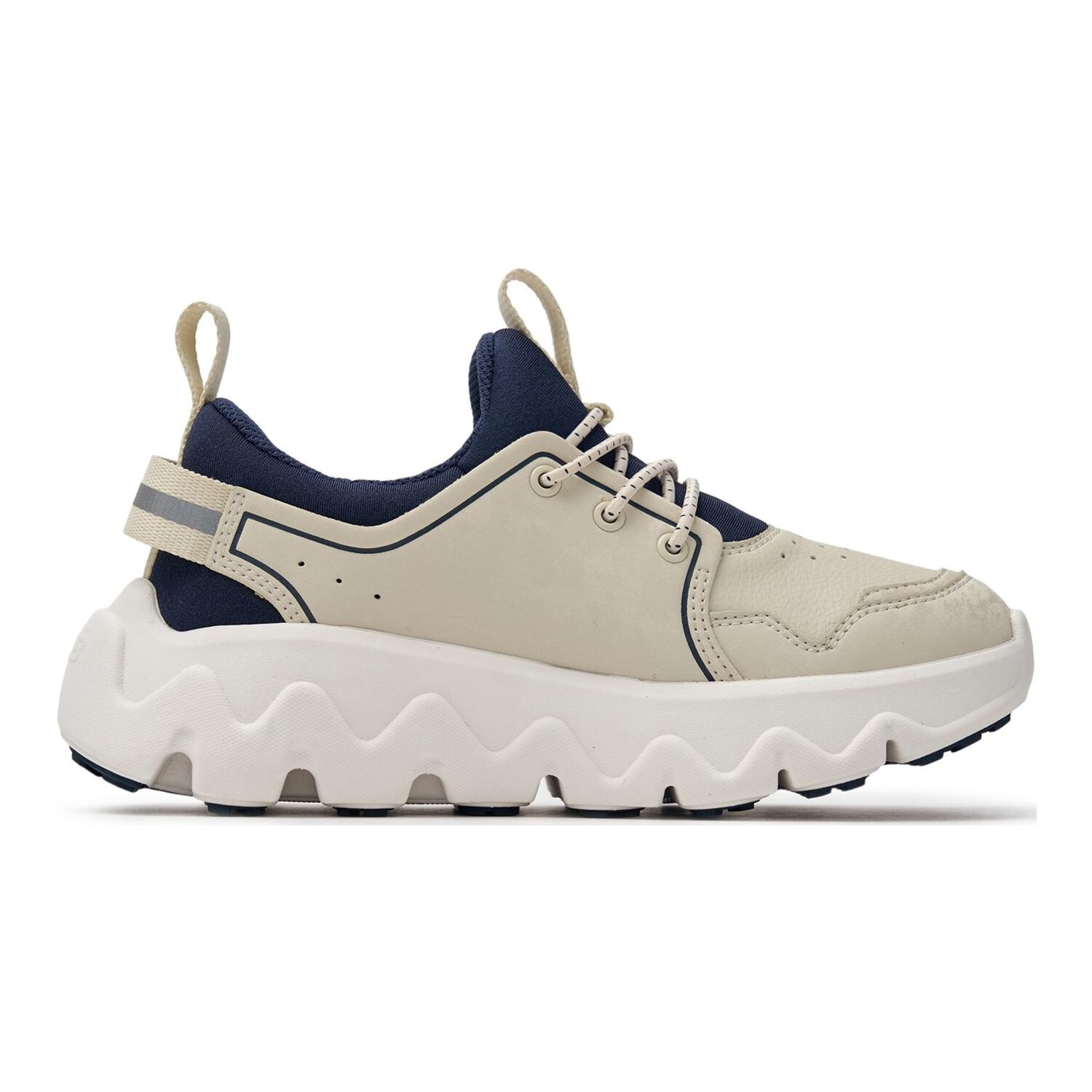 Кроссовки MLB KIDS Kids Lifestyle Shoes Kids Low-top Off White/Blue, белый/синий — фото 2