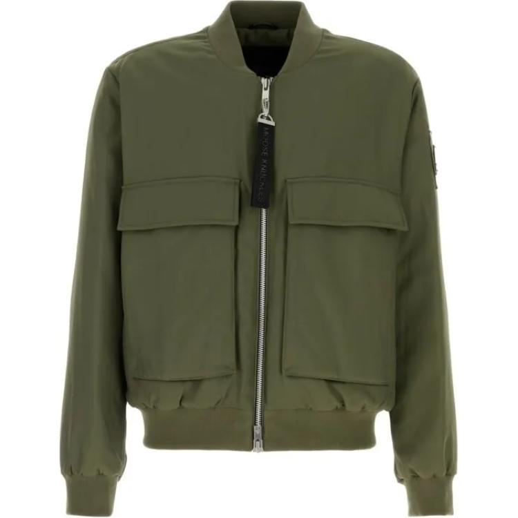 

Moose Knuckles Ольховое саржевое бомбер, Army Green
