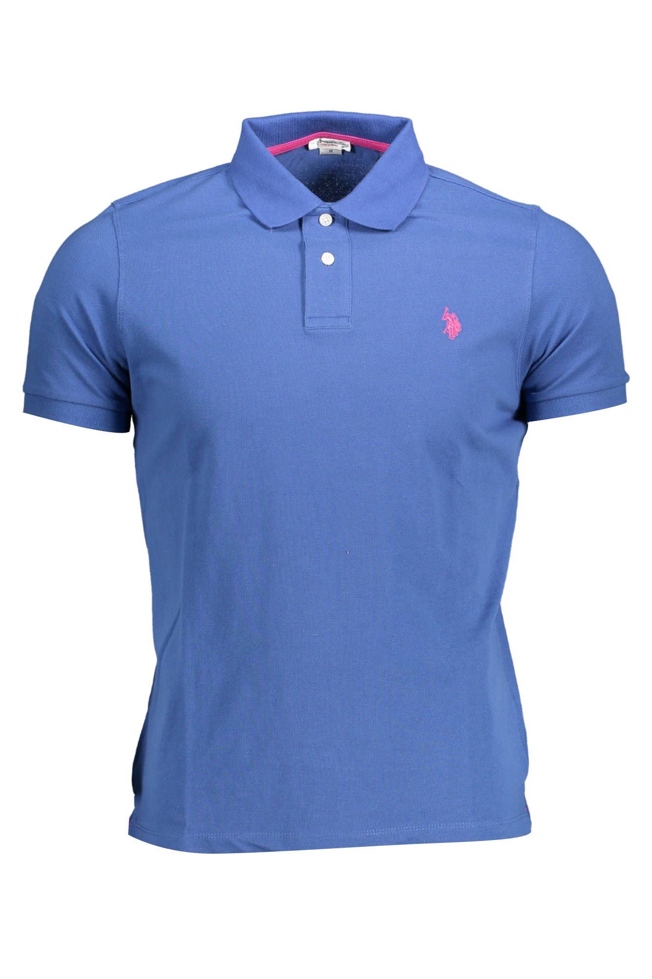 

Синяя хлопковая мужская рубашка поло U.S. Polo Assn.