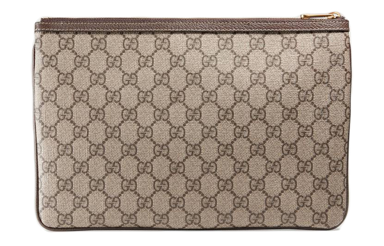 Женский клатч Gucci Ophidia из канваса с кожаной отделкой — фото 2