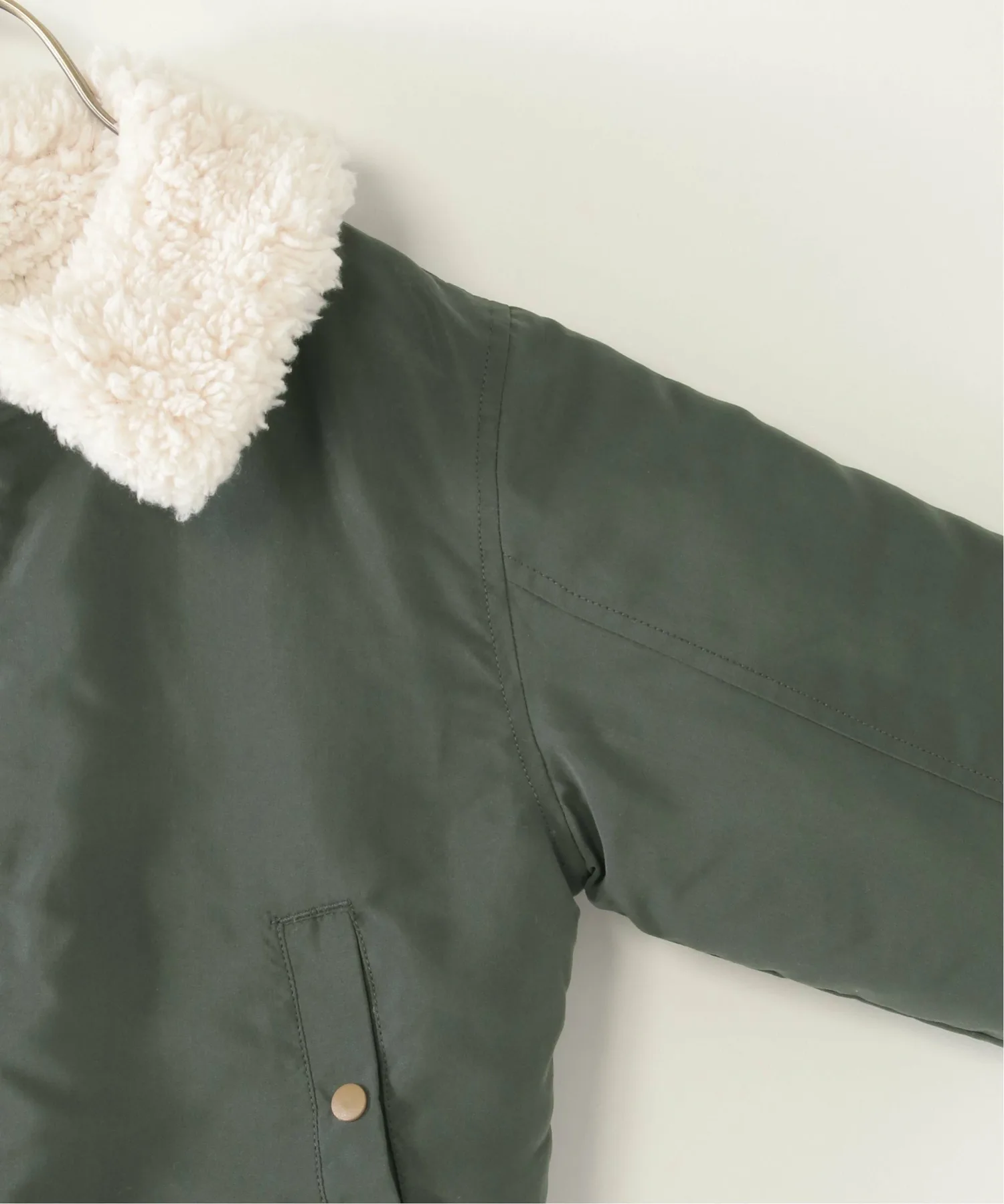 Куртка Двусторонний блузон-боа (110–160 см) Ikka, Dark Gray — фото 4