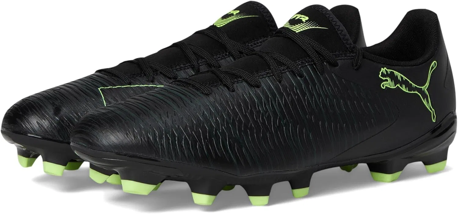 Мужские футбольные кроссовки Puma Future Play с искусственным покрытием, Black Fizzy Light Green Terrain Ah25
