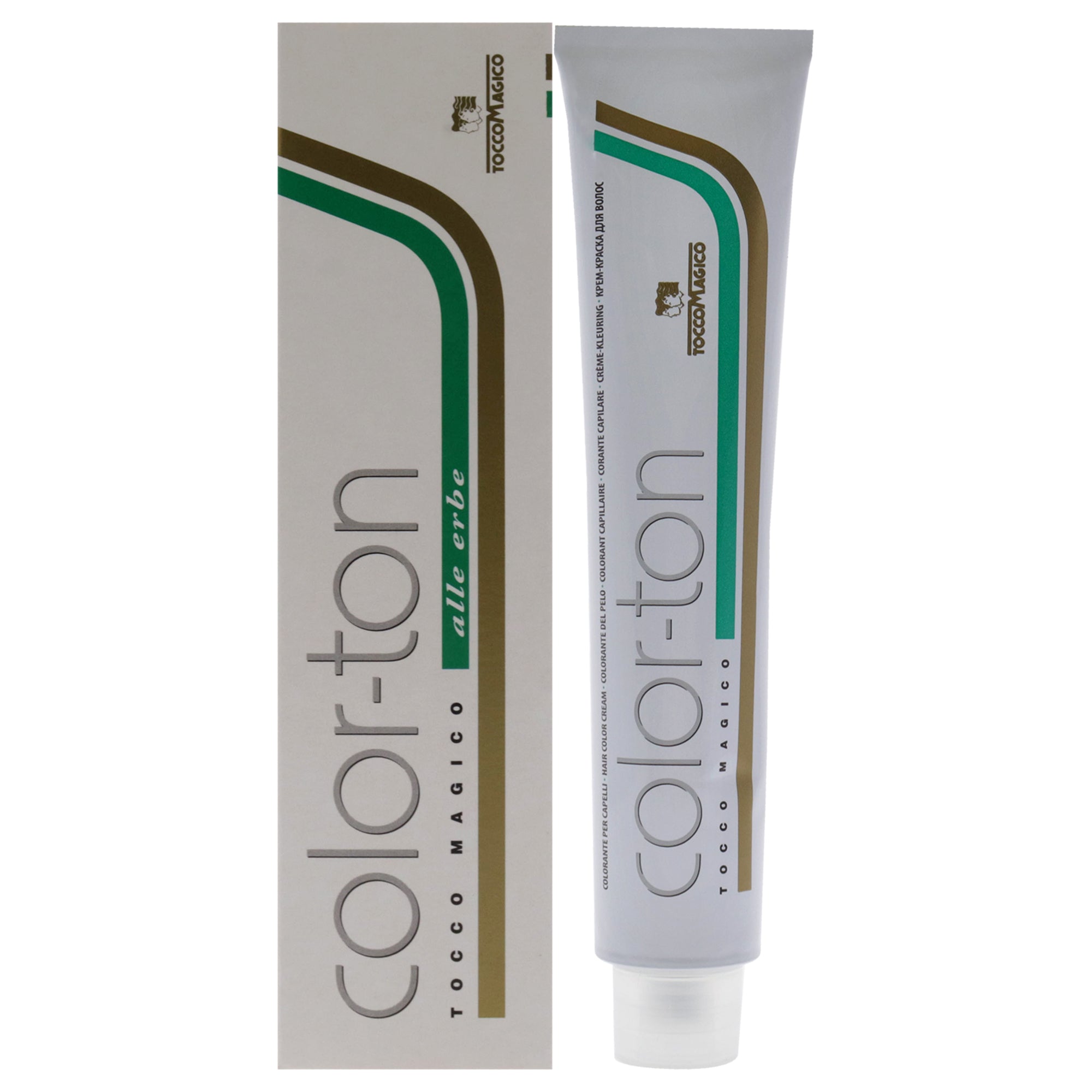 

Стойкая краска для волос Color-Ton - 6C-61 Темно-пепельный блонд от Tocco Magico, подходит для мужчин и женщин - 3,38 унции (99 г)