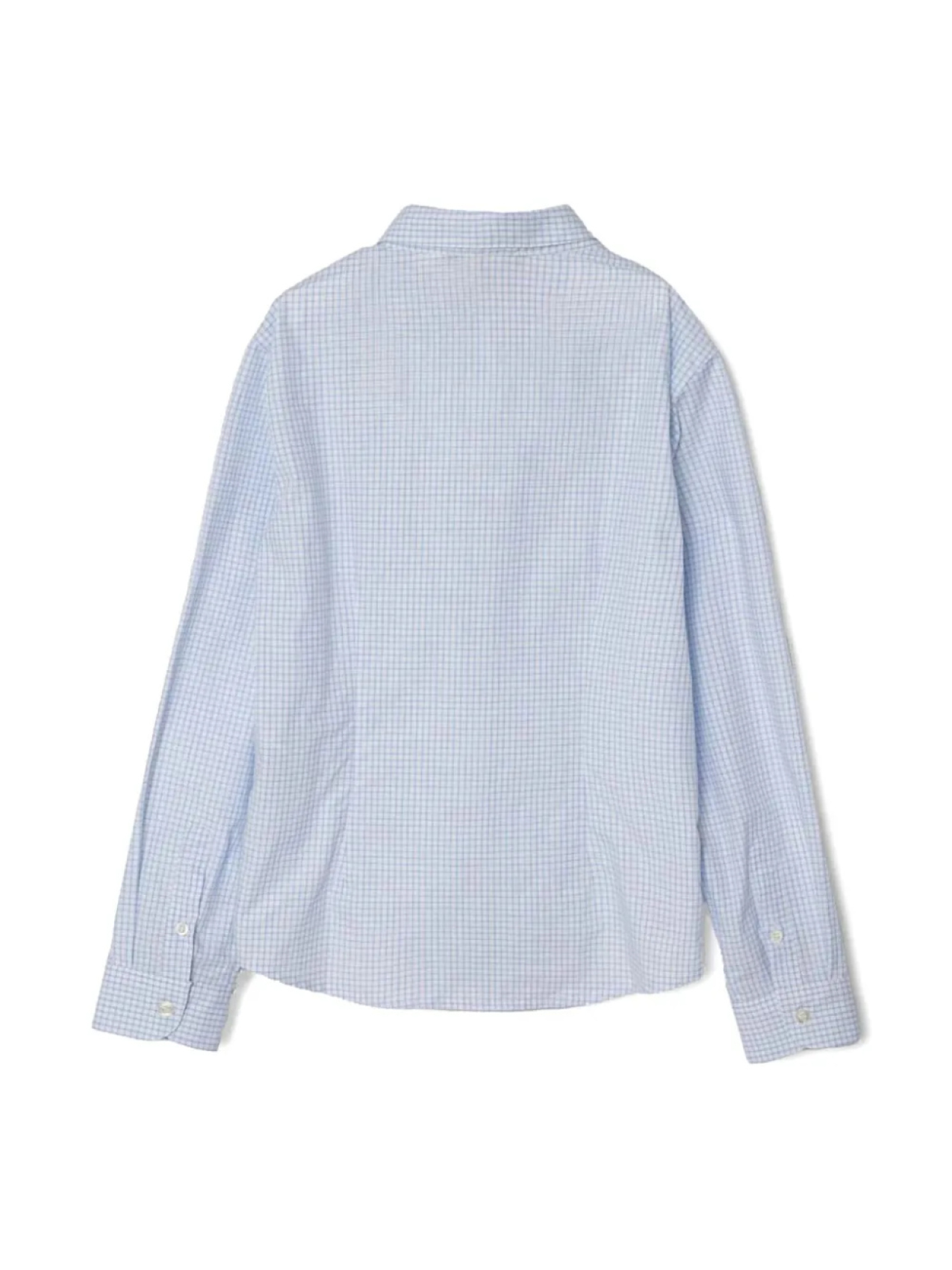 Рубашка из хлопка Emporio Armani Kids, синий — фото 2