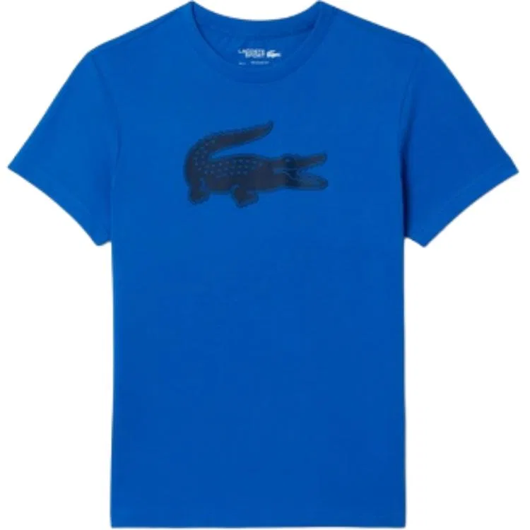 Футболка мужская синяя crew neck moderate LACOSTE, Blue