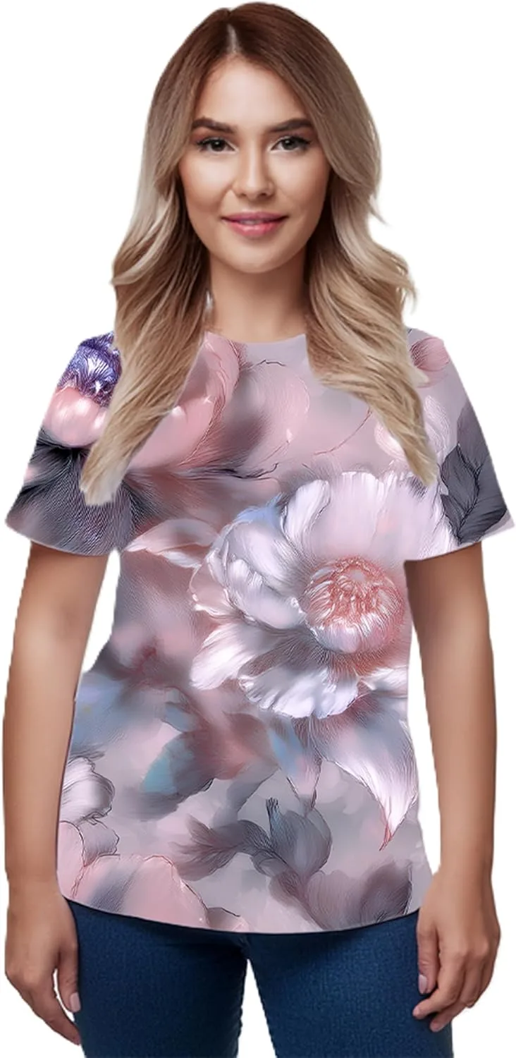 Футболка с цветочным принтом Unisex