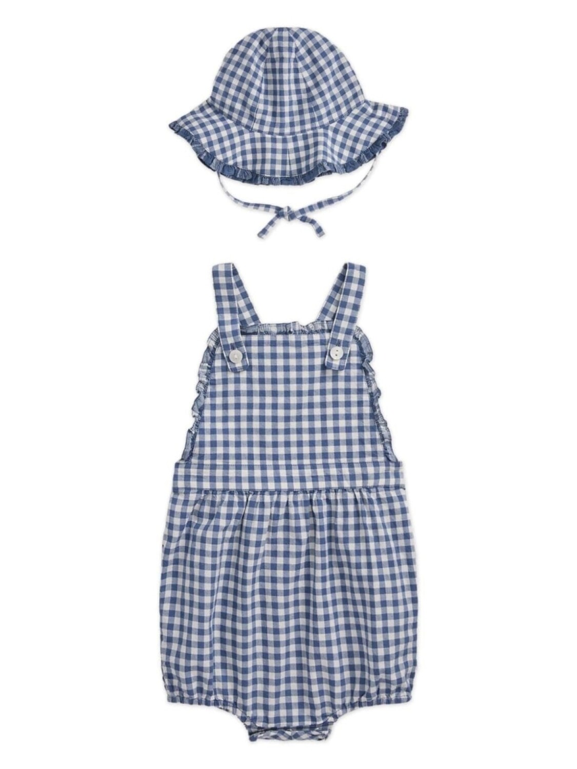 

Детский комбинезон в клетку POLO RALPH LAUREN KIDS, синий