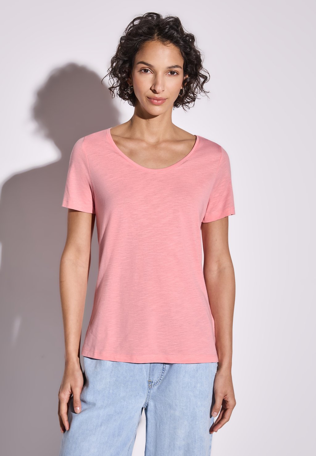 

Базовая футболка STREET ONE, цвет Rosa