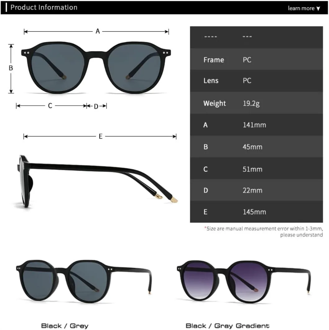 

Популярные модные круглые солнцезащитные очки для женщин, винтажные, с заклепками, панк, мужские, с градиентной защитой от УФ-излучения UV400 UATXTAU, Green Green