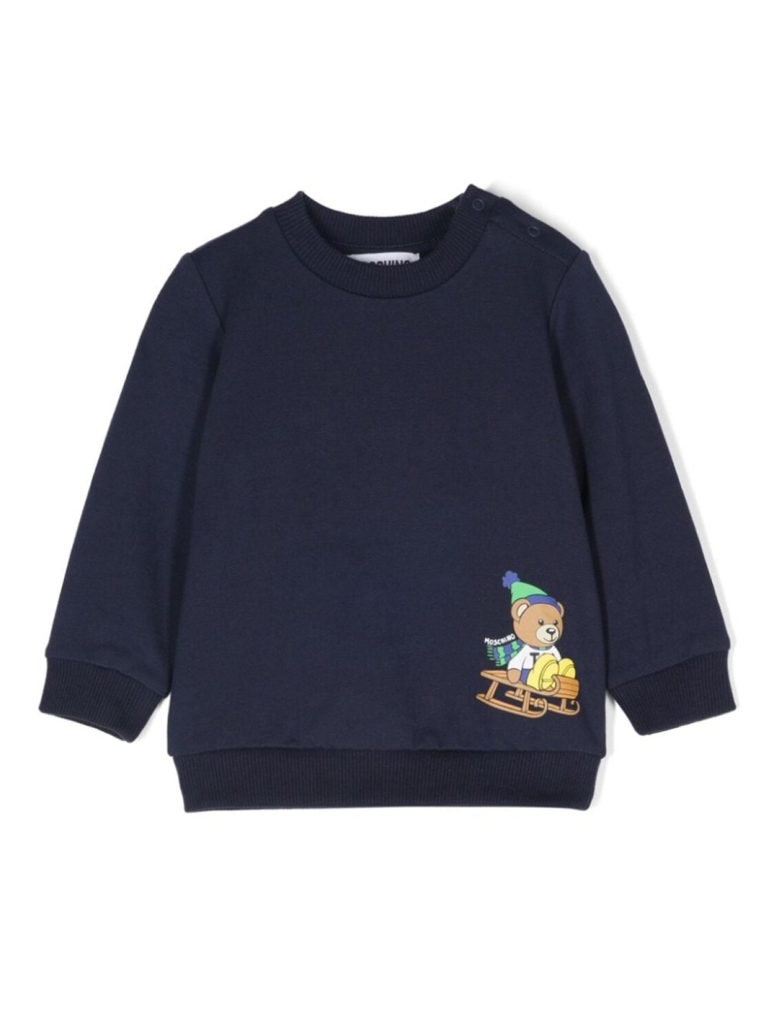 

Moschino Kids толстовка с принтом Teddy Bear, синий