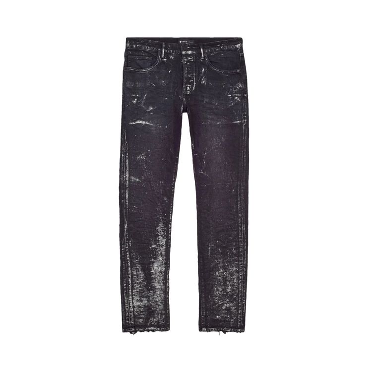 

Джинсы PURPLE BRAND Oil Coated Skinny Jeans Silver, серебряный