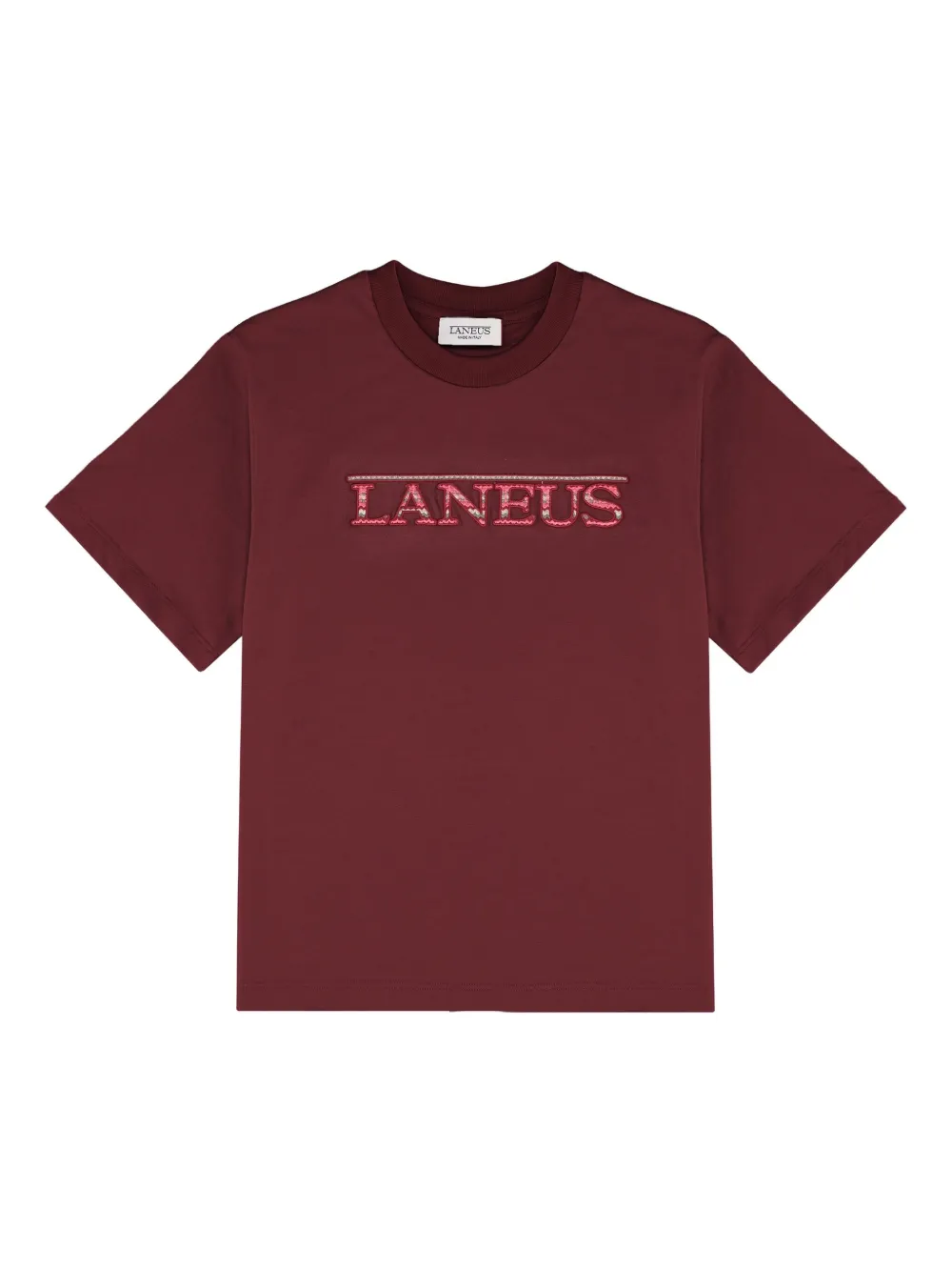 

Футболка из джерси с нашивкой-логотипом Laneus, красный