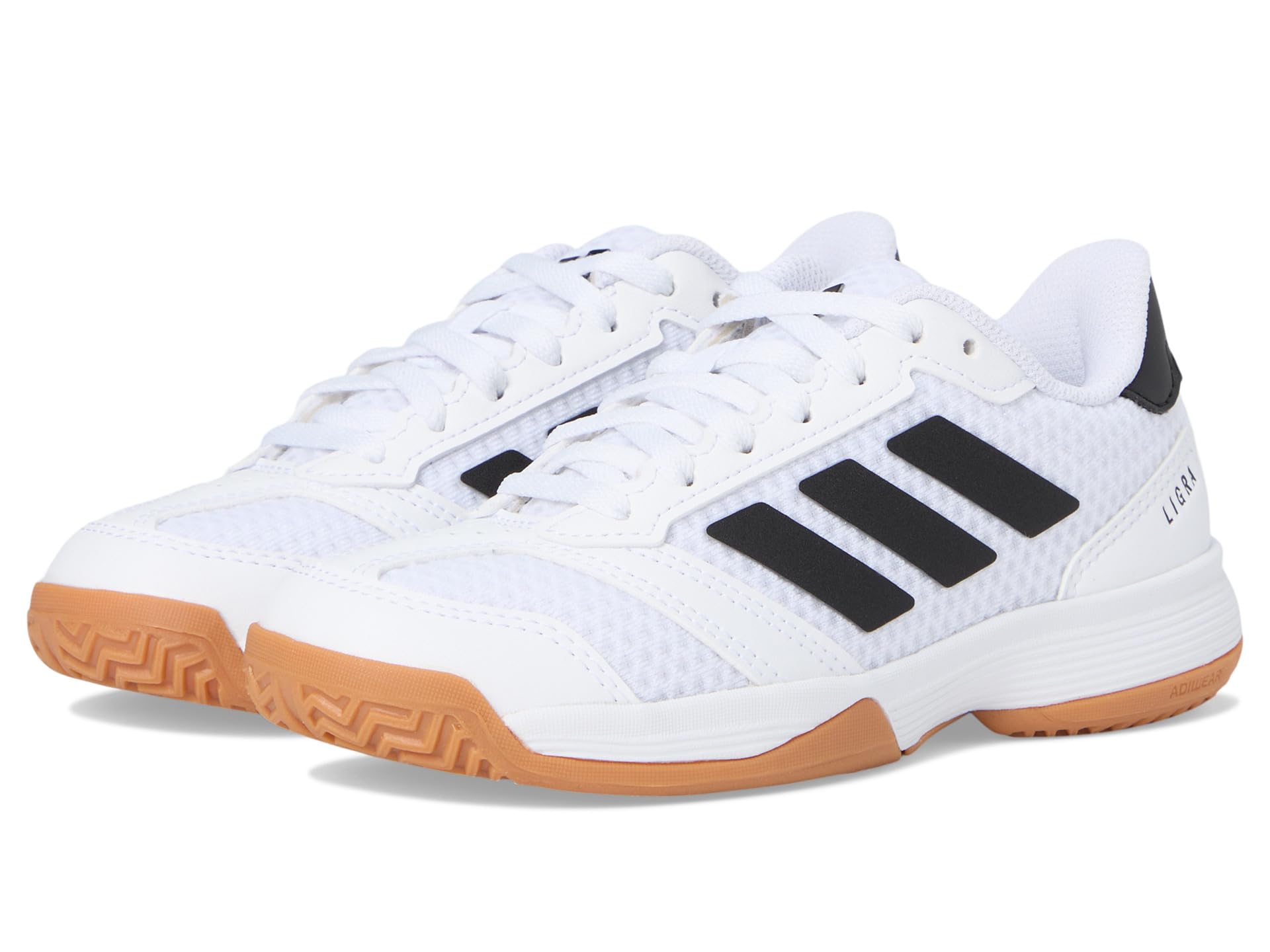 

Кроссовки adidas Kids Ligra 8 Indoor Volleyball Shoes, цвет White/Black/White
