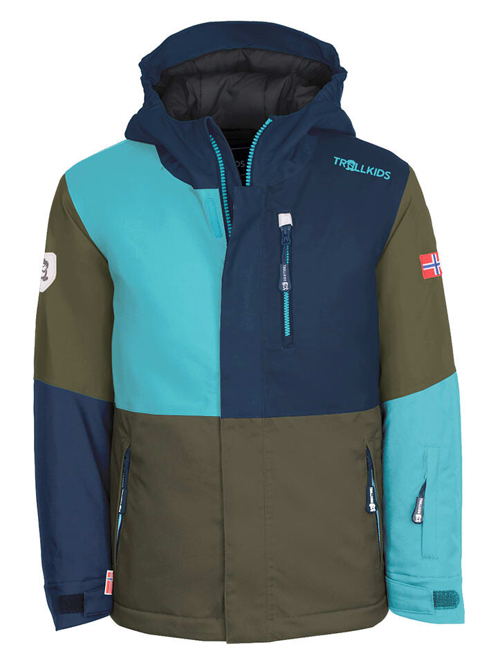 

Лыжная куртка Trollkids Ski-/ Snowboardjacke Hallingdal, цвет Dunkelblau/Khaki