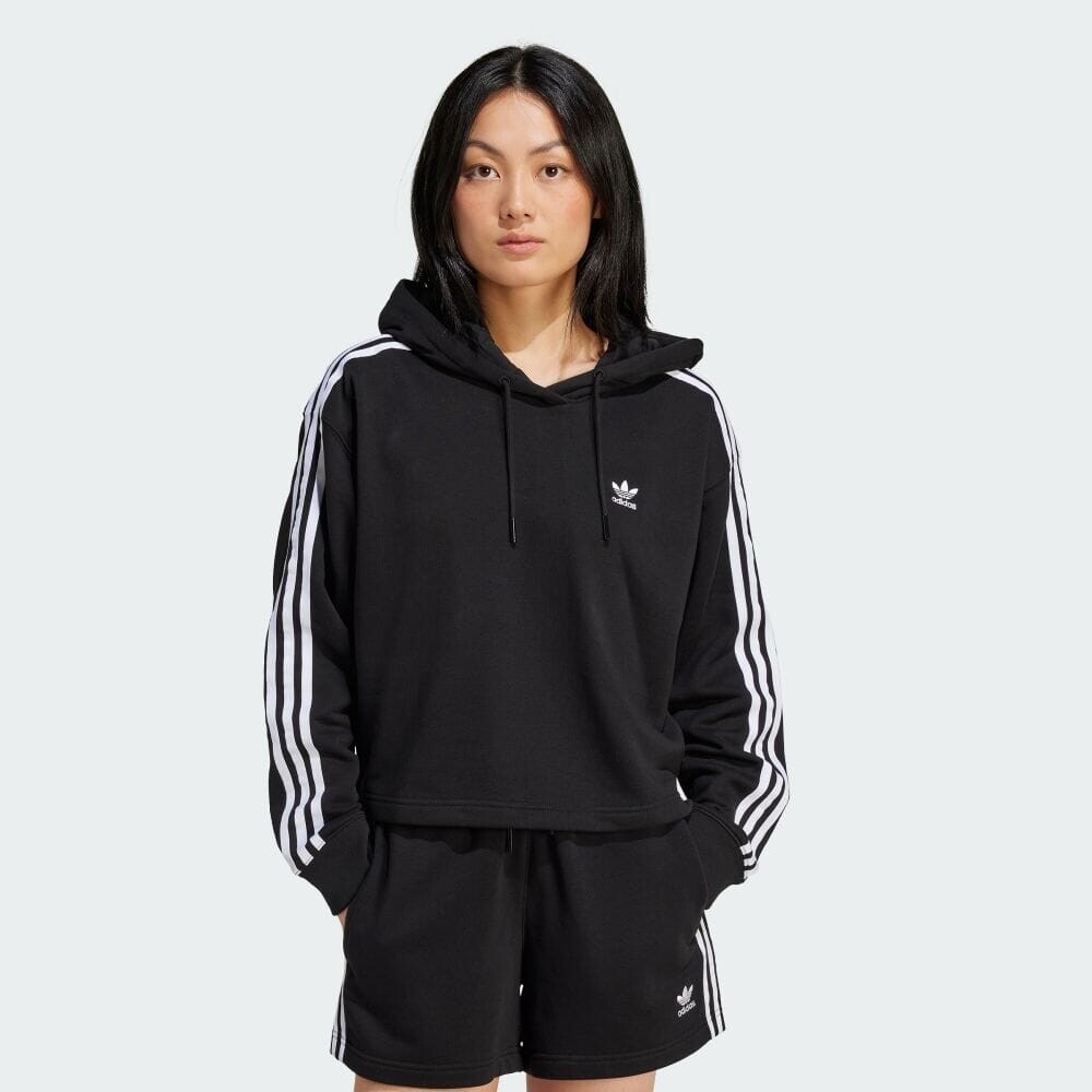 

Парка Adidas Adicolor Three Stripes Short Parka, черный
