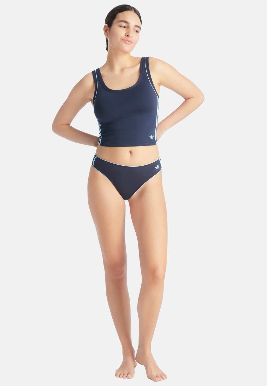 

Стринги 2-PACK COMFORT FLEX Adidas Originals, темно-синий