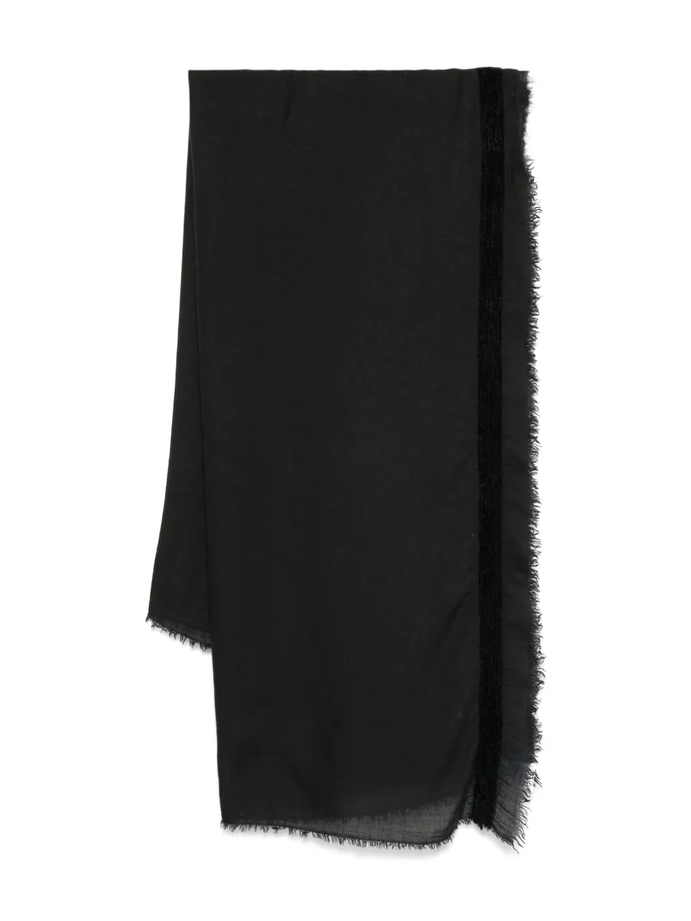 

Шарф с бахромой FALIERO SARTI, черный