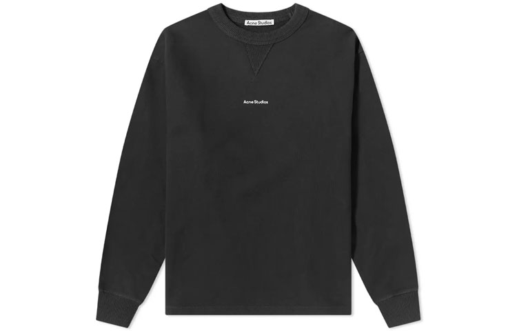

Футболка с принтом логотипа Acne Studios, черная