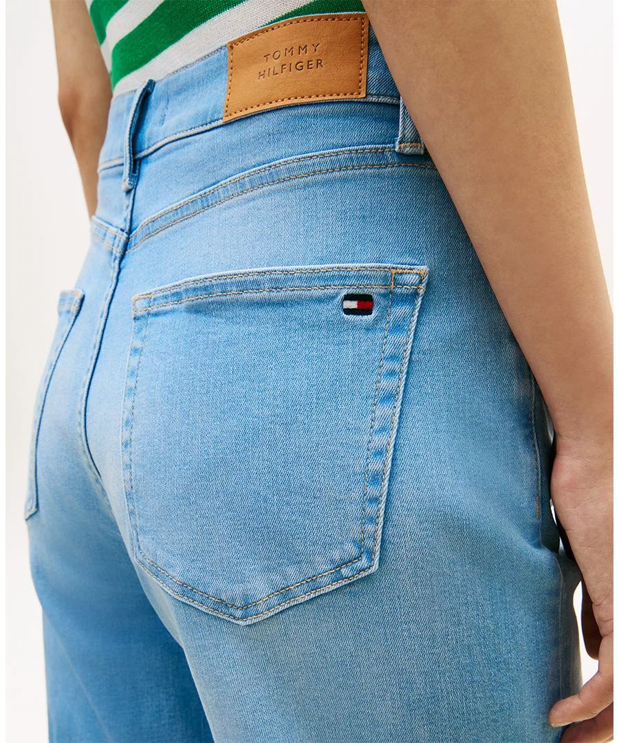 Женские джинсовые шорты Tommy Hilfiger, синий — фото 3