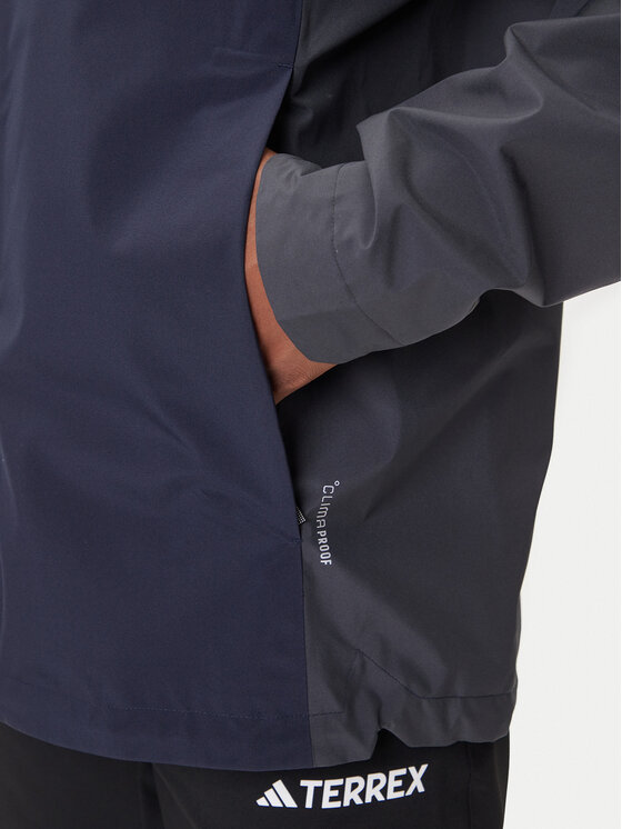 Дождевик loose fit Nat Geo Climaproof KC2343 Adidas, синий — фото 4