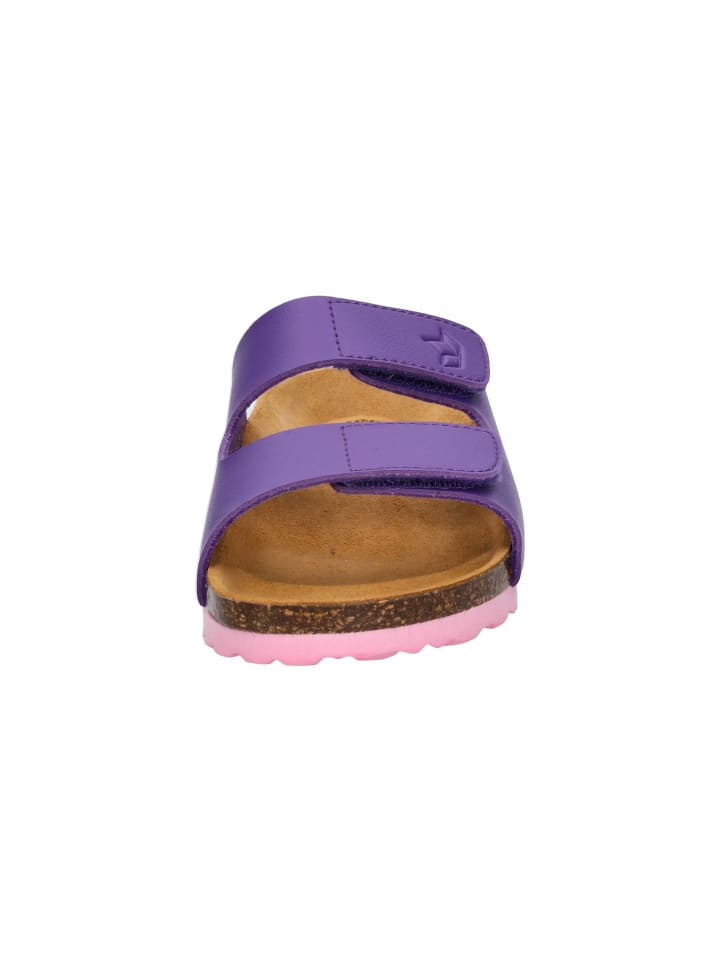 Lico Мюли “Bioline Velcro Kids” фиолетового цвета — фото 3