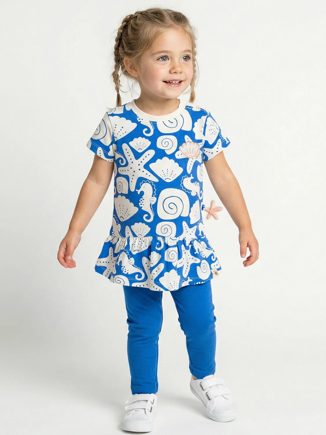 Платье Sigikid Kleid Sea You синего цвета — фото 2