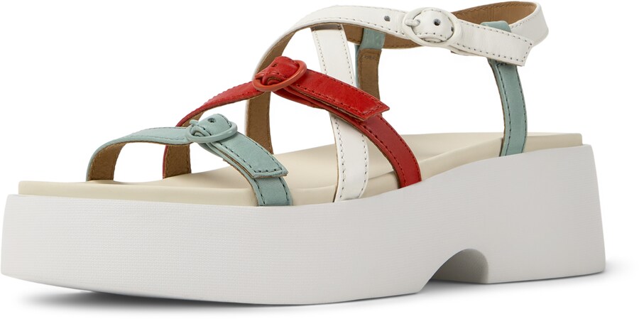 Сандалии с ремешками CAMPER Tasha, White