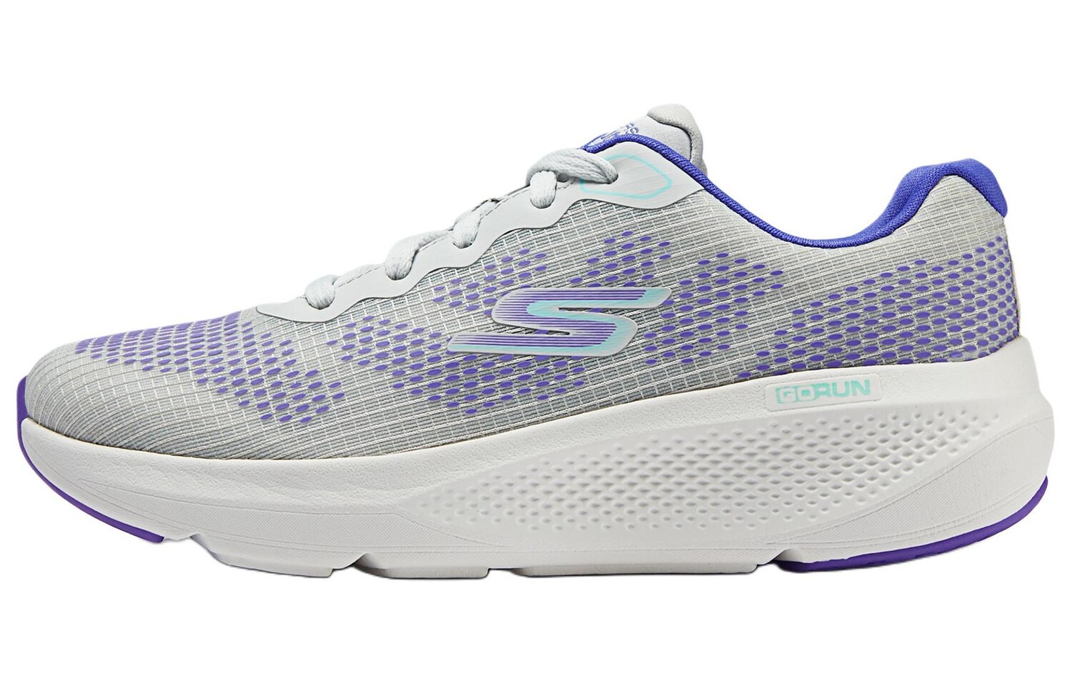 

Кроссовки женские с низким верхом серые/сиреневые Skechers