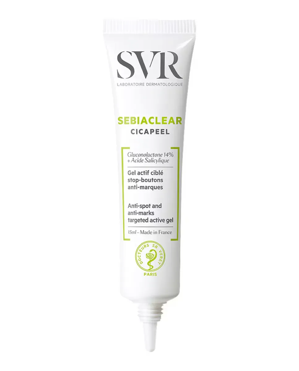 Гель для умывания Svr — Гель гранулы Cicapeel Sebiaclear