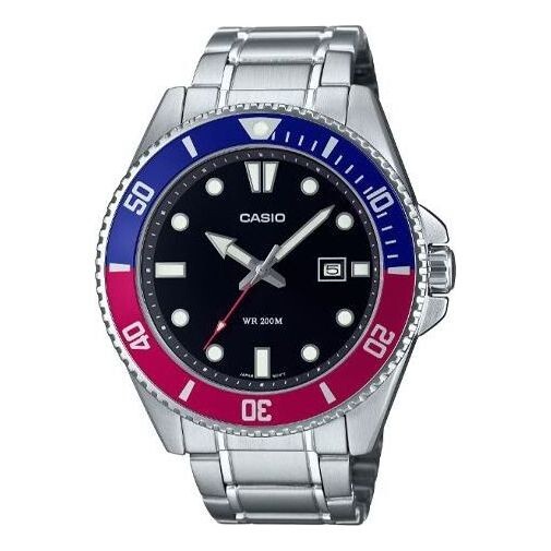 

Часы analog 'silver blue plum' Casio, серебряный