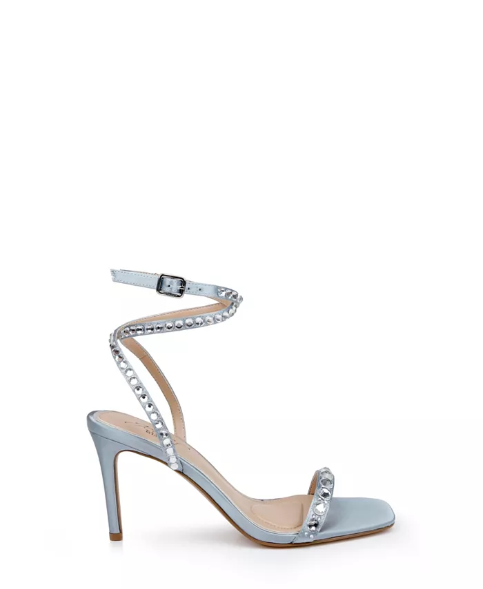 Женские вечерние сандалии Hosana Jewel Badgley Mischka, синий — фото 2