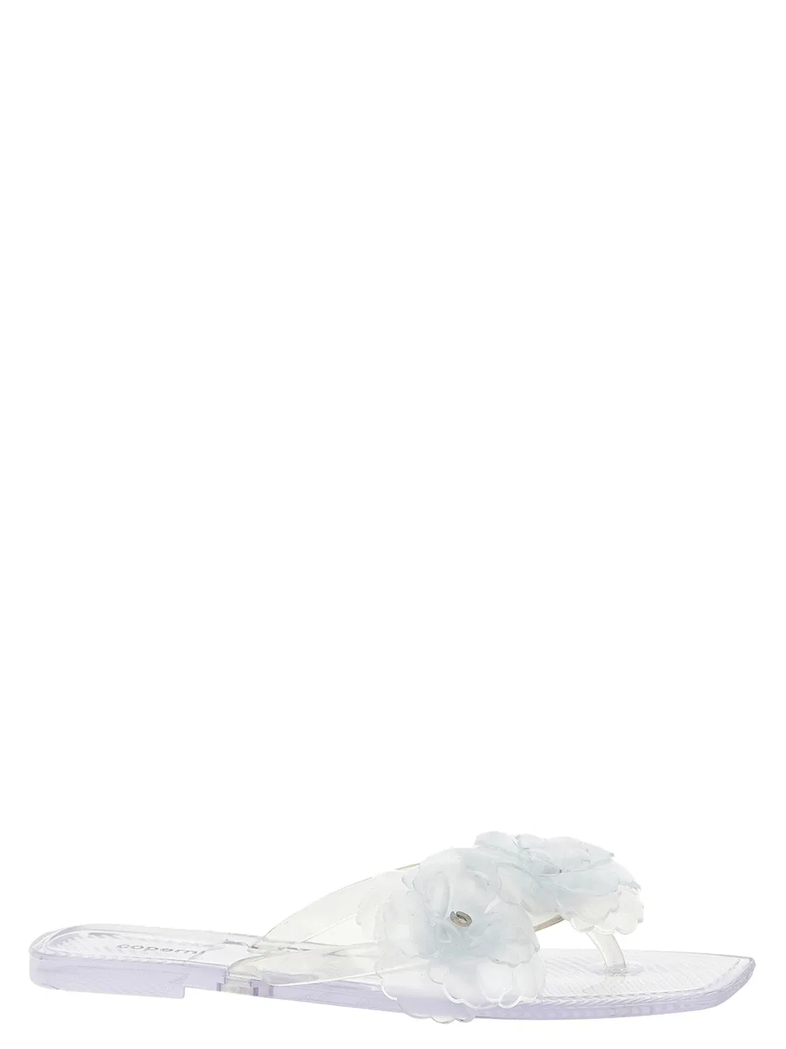 Сандалии «Silicone Flower Flat» COPERNI, прозрачный