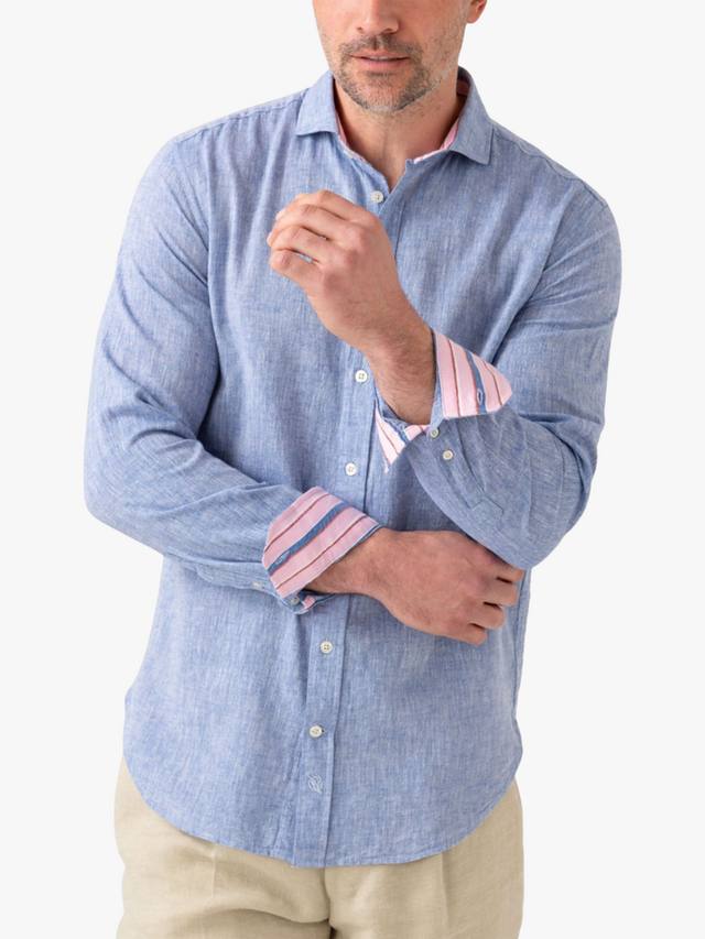 

Рубашка из льняной смеси KOY, Mid Blue