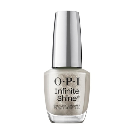 

Стойкий лак для ногтей OPI Infinite Shine с ярким металлическим покрытием, матовый серый, 0,5 жидк. унции