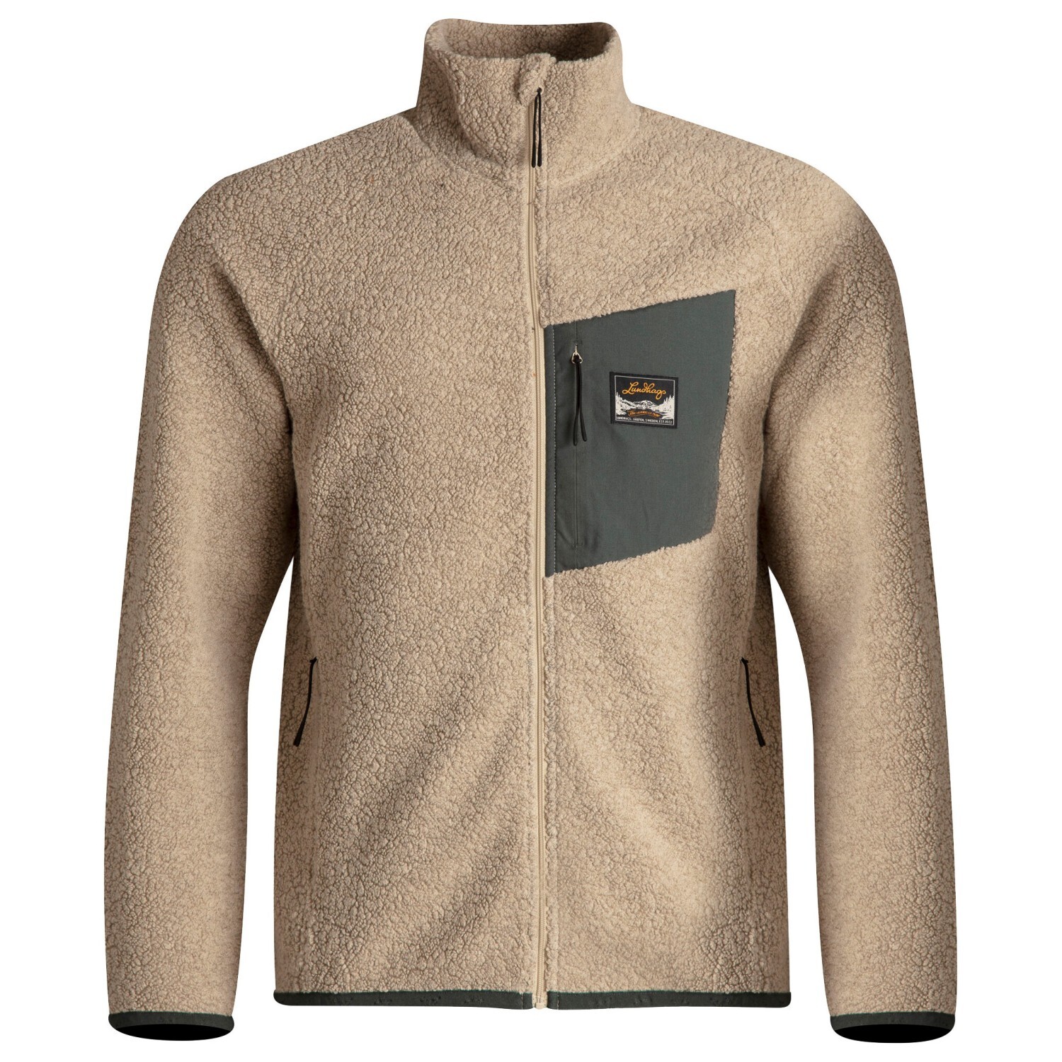 

Флисовая жилетка Lundhags Flok Wool Pile, цвет Sand II