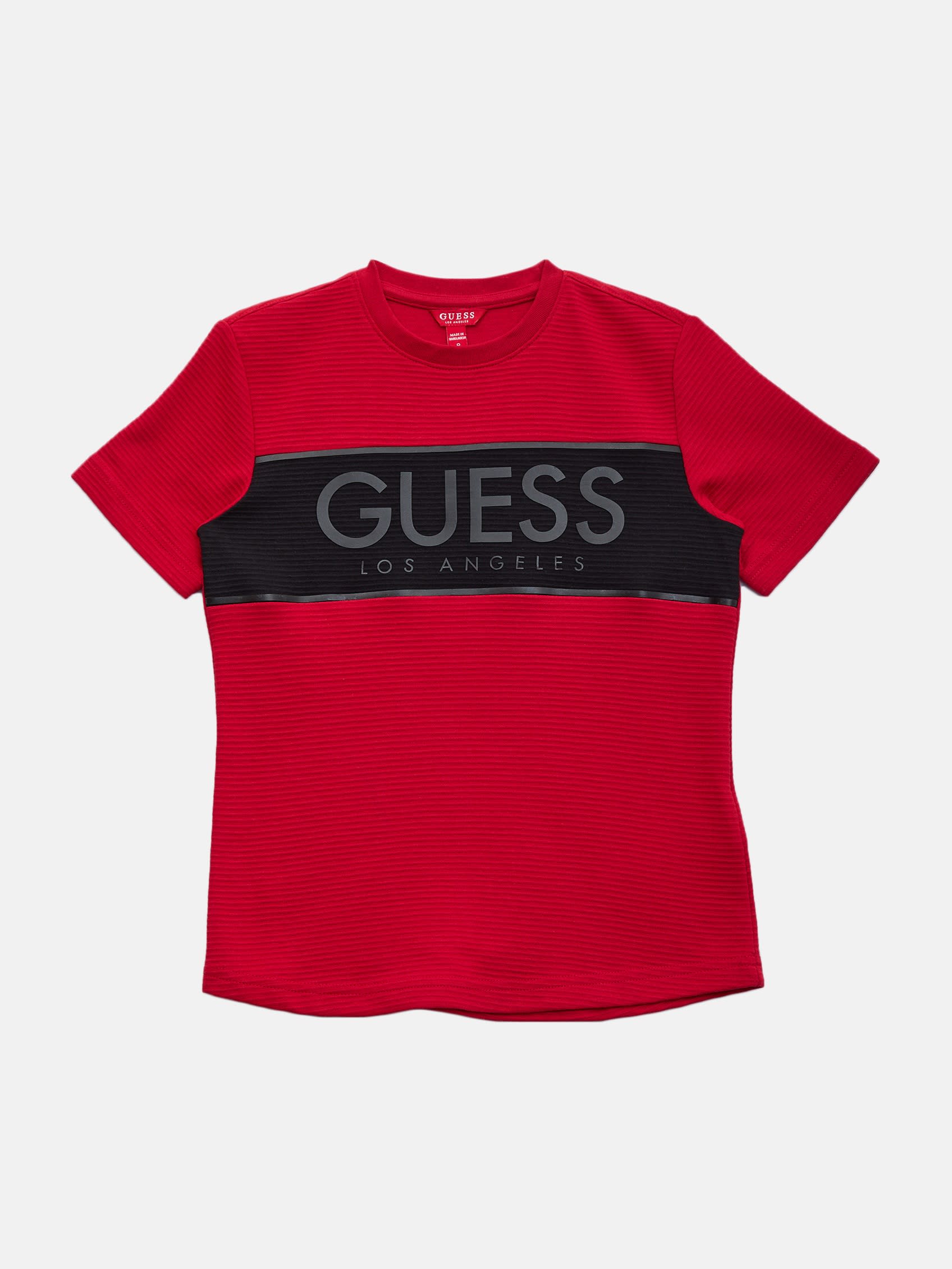 

Футболка с круглым вырезом Asher (7-16) Guess Factory, цвет rugby red