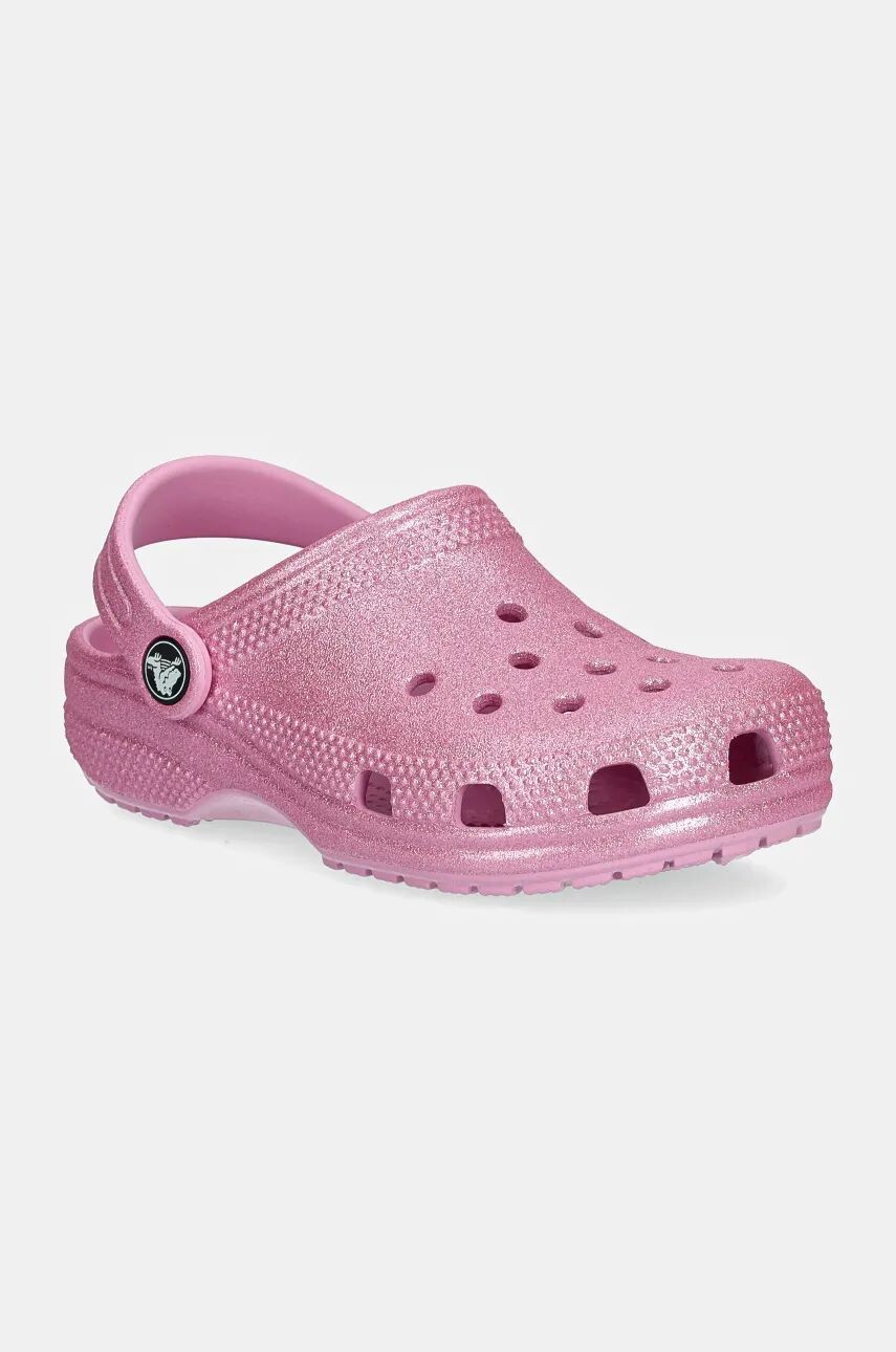 

Детские тапочки Crocs CLASSIC GLITTER CLOG, розовый