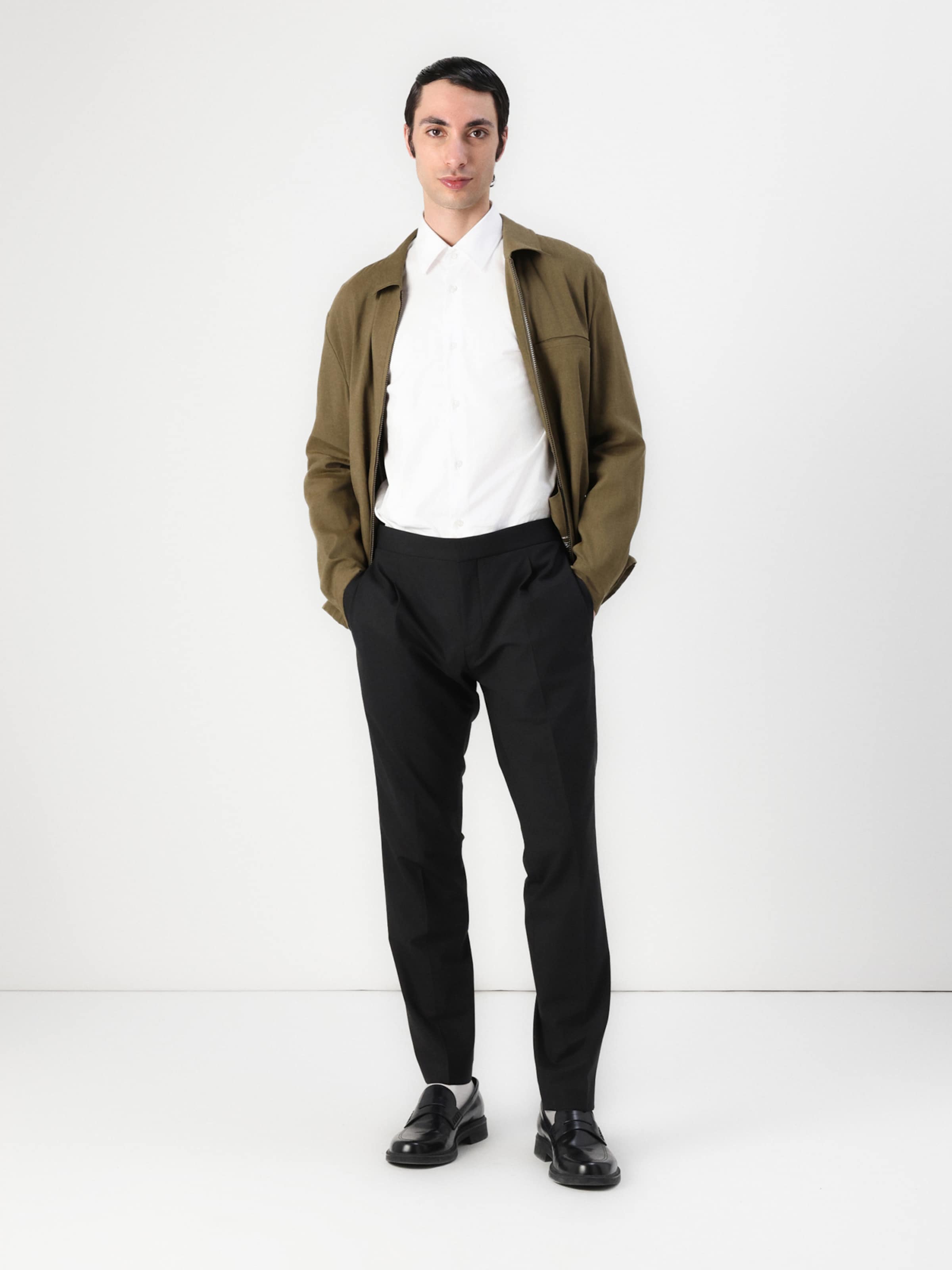 BOSS Куртка межсезонная 'P-Carper' в цвете Khaki — фото 4