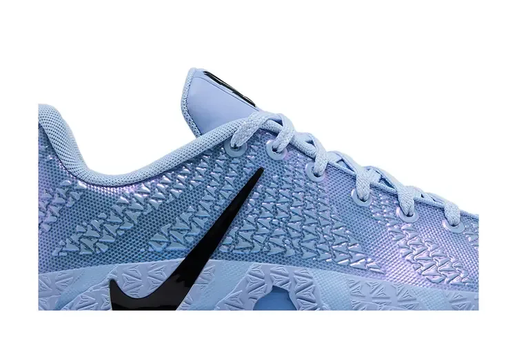 Кроссовки Nike Ja 3 GS с предупреждающей этикеткой, синий — фото 2