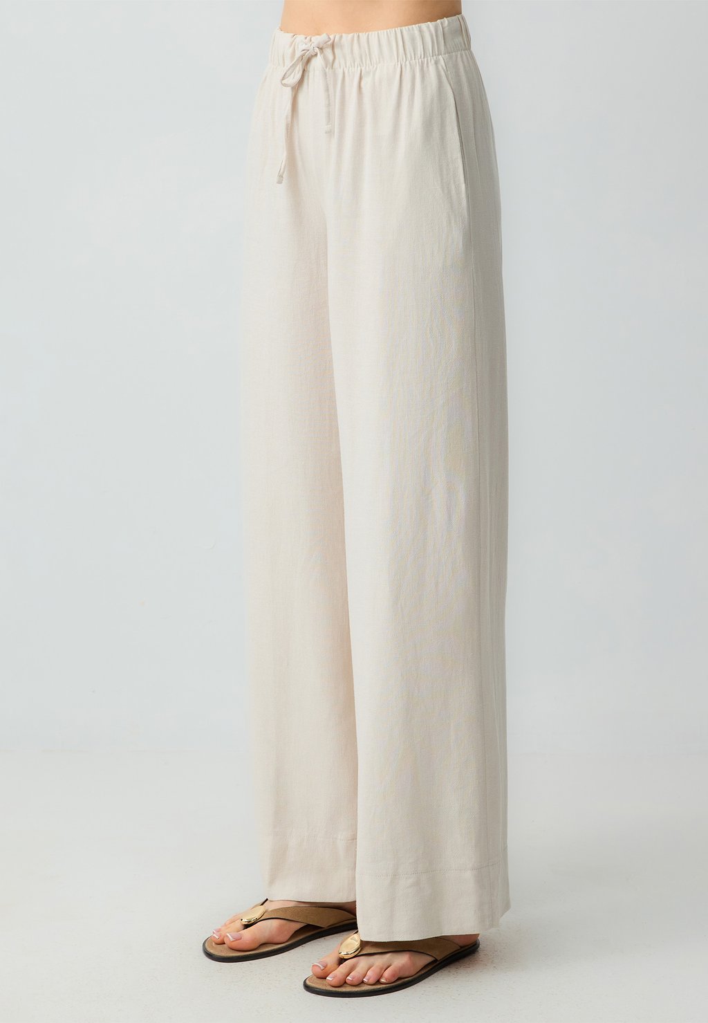 

Брюки HIGH WAIST WIDE LEG Jimmy Key, цвет Stone