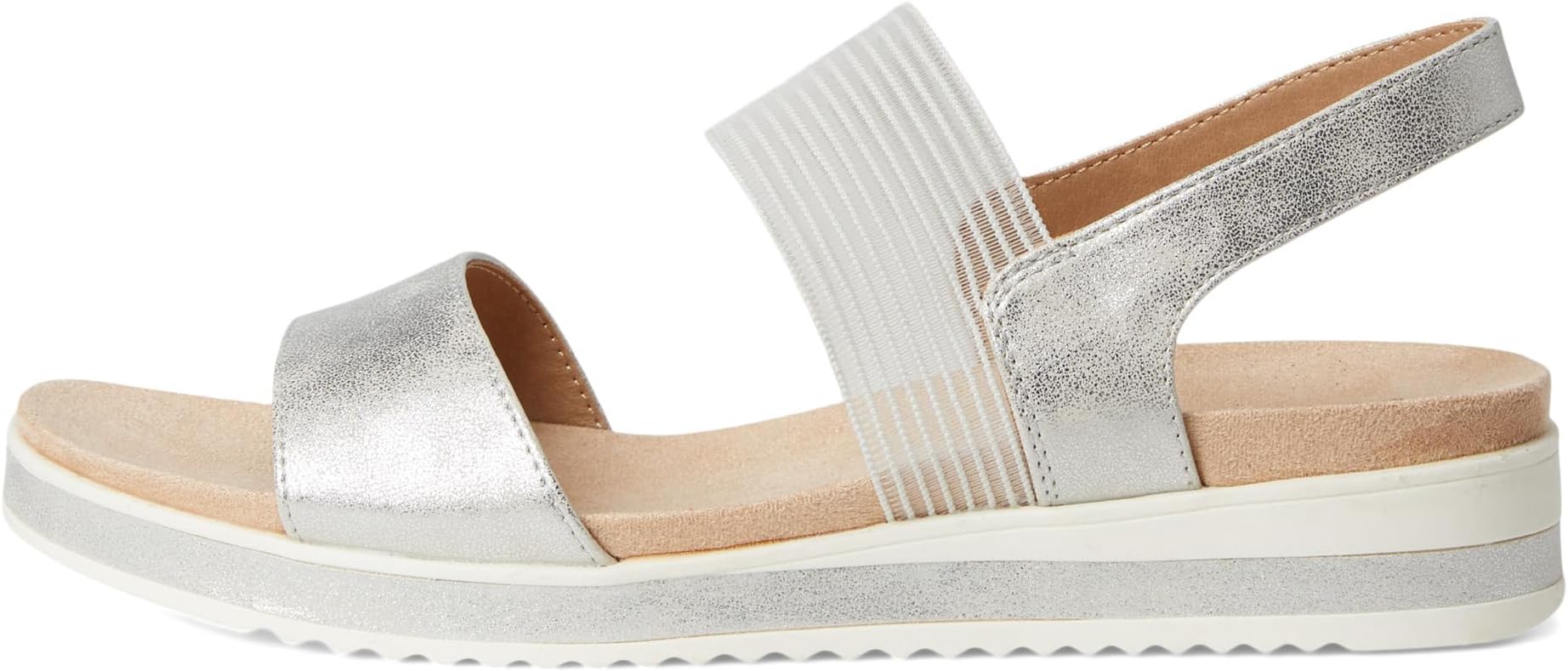 Сандалии LifeStride Zing, цвет Silver Metallic — фото 4