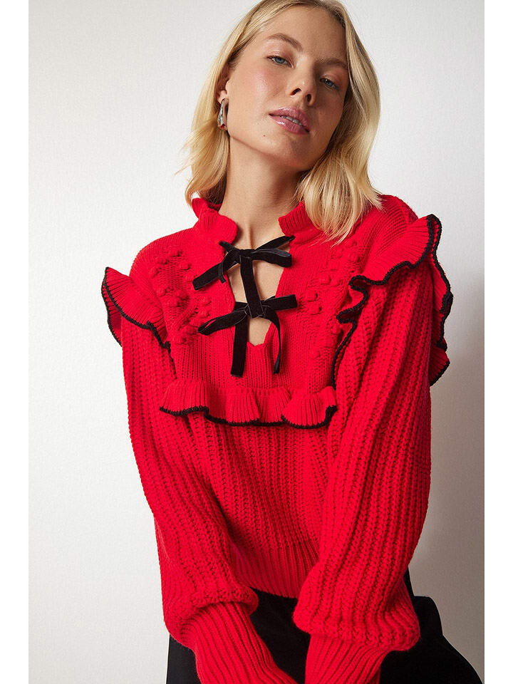 

Пуловер Happiness Istanbul Pullover, красный
