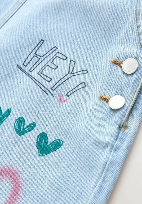 Комбинезон с принтом, стандартного кроя. Next, Denim Graffiti — фото 3
